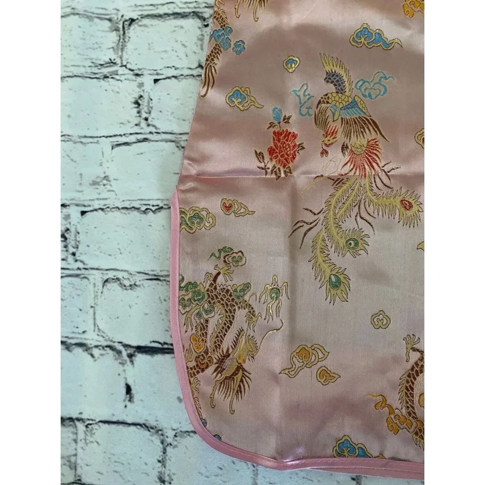 Chinese New Year Qipao Cheongsam Girls Size 6 Pink‎ Dress Party Peonies Costume